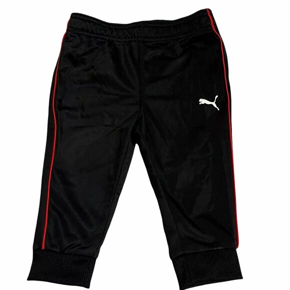 Puma Baby Infant Boys Track Jacket & Joggers Outfit Set Sz 12 Months Black/ Red - Picture 12 of 13